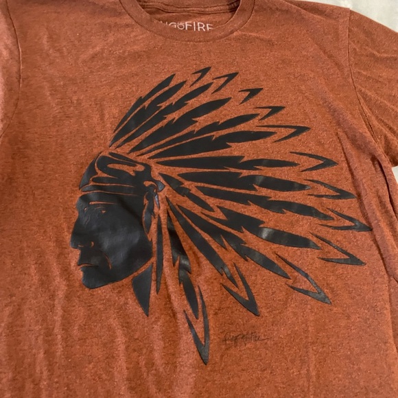 Ring of Fire Chief Head HD Crewneck Graphic Tee - Picture 3 of 7